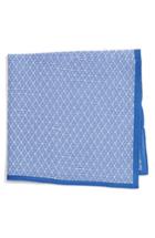 Men's Calibrate Allover Clover Cotton & Silk Pocket Square