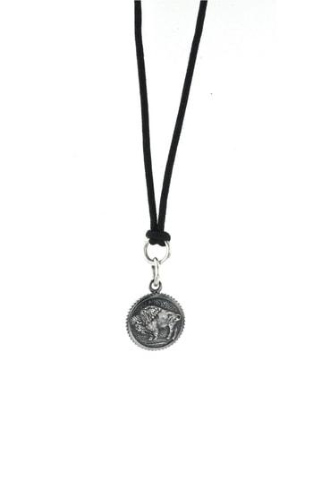 Men's King Baby Buffalo Head Pendant Necklace