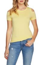 Women's 1.state Cold Shoulder Tee - Yellow