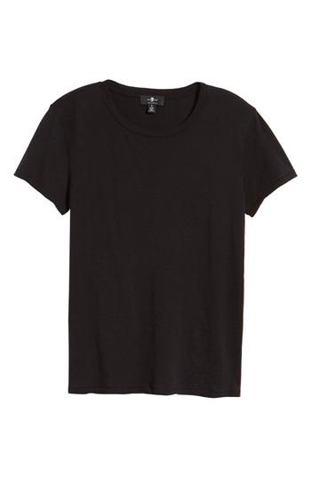 Women's 7 For All Mankind Slub Tee - Black