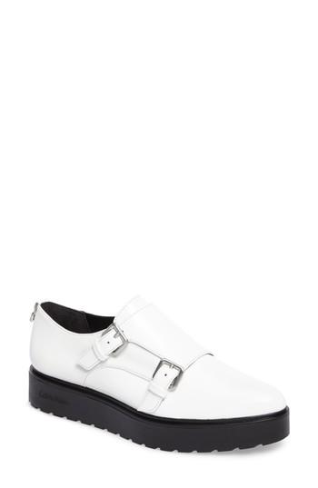 Women's Calvin Klein Vespera Loafer .5 M - Metallic