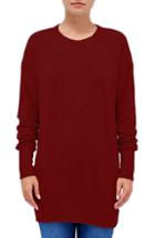 Women's Stateside Fleece Tunic Top - Red