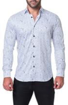 Men's Maceoo Fibonacci Genius Trim Fit Sport Shirt (s) - White