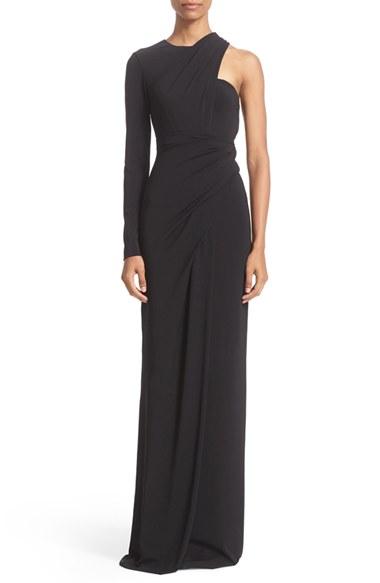 Women's Alexander Wang Draped Asymmetrical One-sleeve Gown