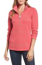 Women's Tommy Bahama Aruba Shazam Stripe Half-zip Pullover - Pink