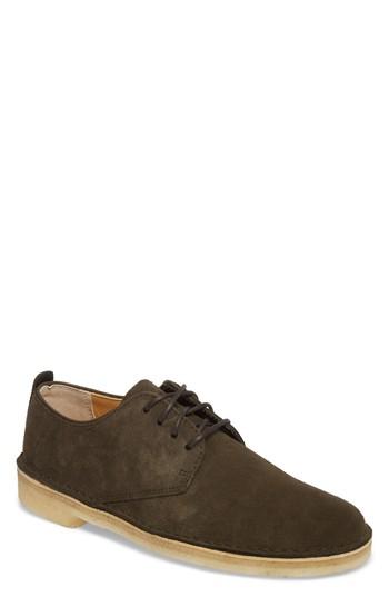 Men's Clarks Desert London Suede Plain Toe Derby M - Grey