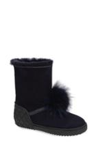 Women's Sheridan Mia Toto Genuine Fox Fur Bootie Eu - Blue