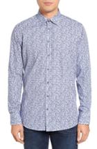 Men's Sand Trim Fit Geo Print Sport Shirt
