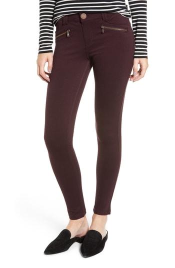 Women's Wit & Wisdom Ab-solution Skinny Ponte Pants - Purple