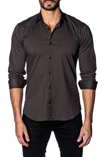Men's Jared Lang Slim Fit Check Sport Shirt - Red