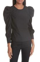 Women's Joie Natharia Blouse - Black