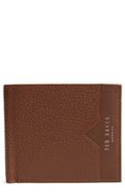 Men's Ted Baker London Looeze Leather Wallet - Brown