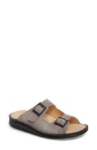 Women's Finn Comfort Hollister Slide Sandal -5.5us / 36eu - Grey