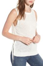 Women's Lucky Brand Side Tie Tank Sweater - Ivory