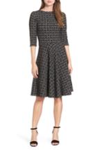 Women's Leota Circle Knit Fit & Flare Dress - Grey