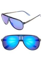 Men's Carrera Eyewear 62mm Aviator Sunglasses - Blue Ruthenium/ Blue