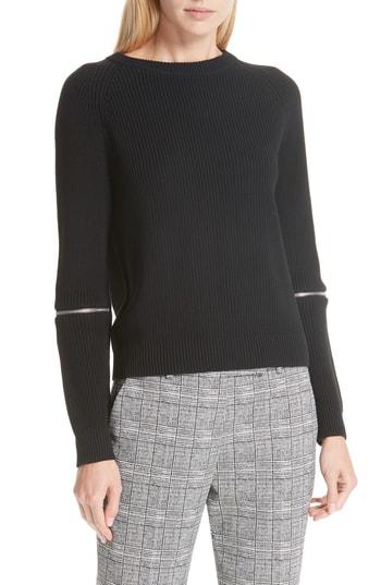 Women's Hugo Sailey Cotton Sweater - Black