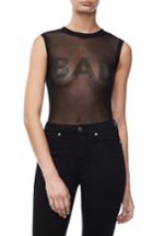 Women's Good American Good Body Bad Girl Bodysuit - Black