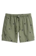 Men's Bonobos Print Beach Shorts - Green
