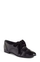 Women's Tory Burch Haverford Cap Toe Oxford M - Black