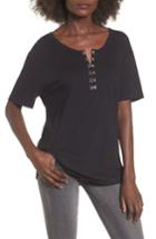 Women's Socialite Hook-and-eye Tee - Black