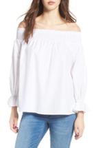 Women's Soprano Bow Off-the-shoulder Top - White