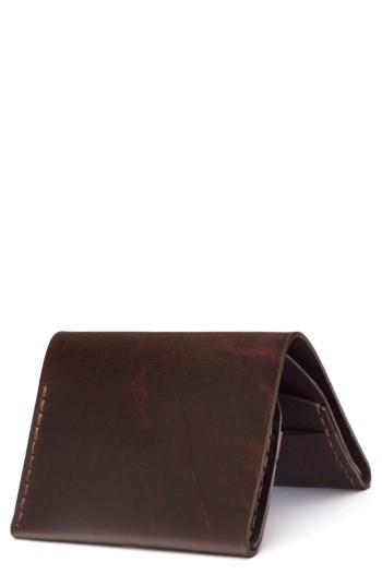 Men's Ezra Arthur No. 4 Leather Wallet - Burgundy