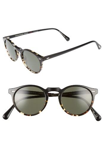 Men's Oliver Peoples Gregory Peck 47mm Retro Sunglasses -