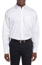 Men's Nordstrom Men's Shop Smartcare(tm) Classic Fit Solid Dress Shirt .5 35 - White (online Only)