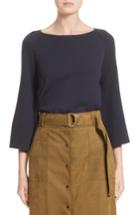 Women's Lafayette 148 New York Bicolor A-line Sweater