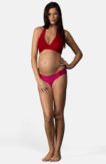 Women's Eva Alexander London Reversible Maternity Bikini Bottoms