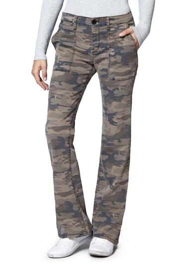 Women's Sanctuary Camo Print Chino Pants - Green
