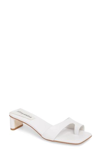 Women's Jeffrey Campbell Teclado Slide Sandal M - White