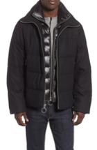 Men's The Very Warm Wool Blend Puffer Jacket - Black