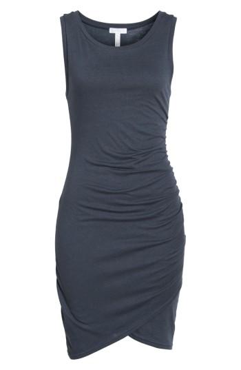 Women's Leith Ruched Body-con Tank Dress, Size - Blue