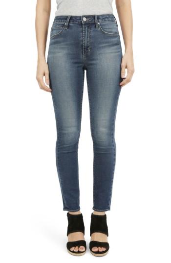 Women's Articles Of Society Heather High Waist Skinny Jeans - Blue