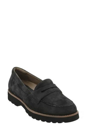 Women's Earthies 'braga' Loafer .5 M - Black