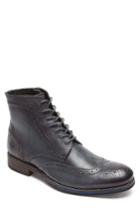 Men's Rockport Wyat Wingtip Boot .5 M - Black