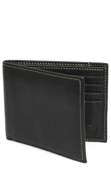 Men's Torino Belts Leather Billfold Wallet - Black