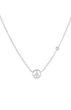 Women's Shy By Se Peace Sign Necklace