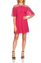 Women's Cece Taylor Lattice Chiffon Shift Dress - Pink