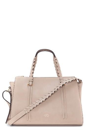 Vince Camuto Esta Leather Satchel - Brown