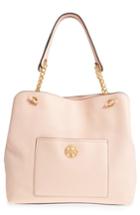 Tory Burch Chelsea Slouchy Leather Tote - Pink
