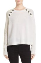 Women's The Kooples Button Detail Cashmere Sweater