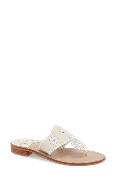 Women's Jack Rogers 'palm Beach' Sandal N - Ivory