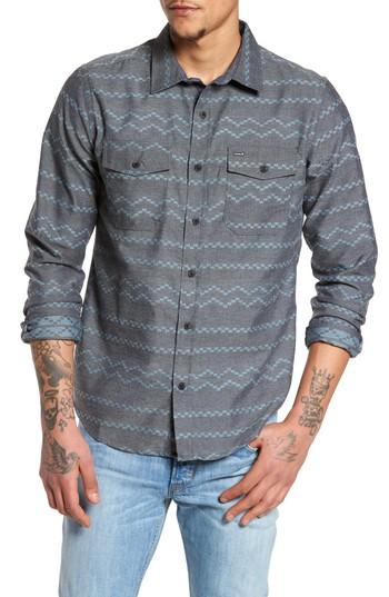 Men's Hurley Pismo Dry Flannel Shirt - Black