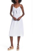 Women's Lush Front Tie Dress - Blue