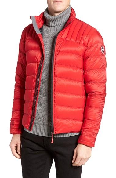 Men's Canada Goose 'brookvale' Slim Fit Packable Down Jacket - Red