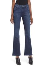 Women's Mother Frayed Bootcut Jeans - Blue