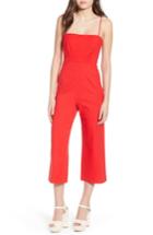 Women's Astr The Label Crop Jumpsuit - Red